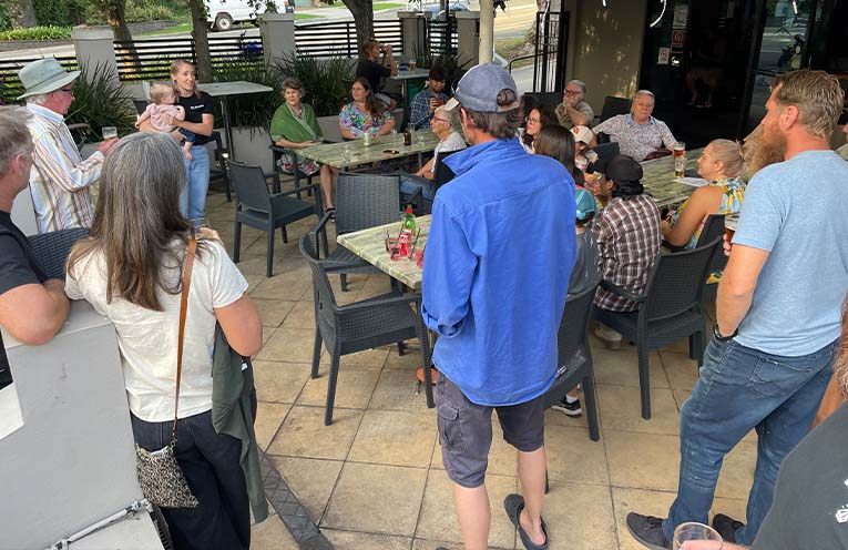 Gloucester District’s gardeners talking ‘Permaculture at the Pub’