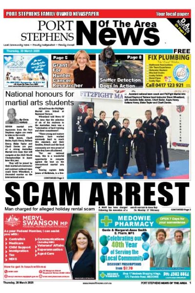 Port Stephens News Of The Area 20 MARCH 2025