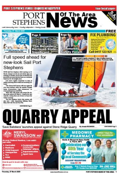 Port Stephens News Of The Area 27 MARCH 2025