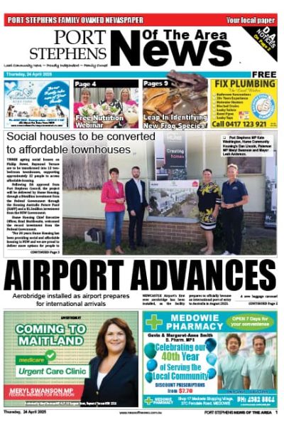 Port Stephens News Of The Area 24 APRIL 2025