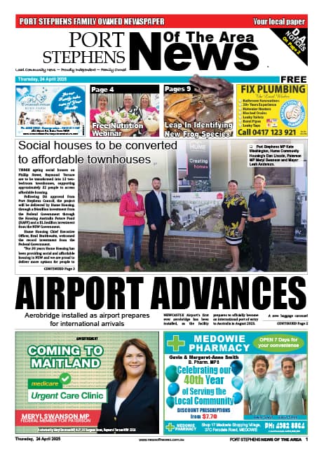 Port Stephens News Of The Area 24 APRIL 2025