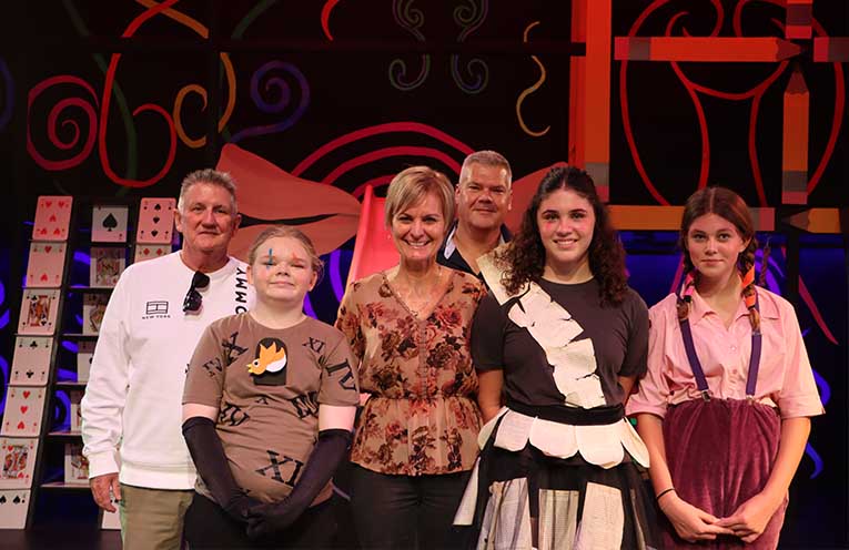 Young stars go down the rabbit hole with Alice In Wonderland remake