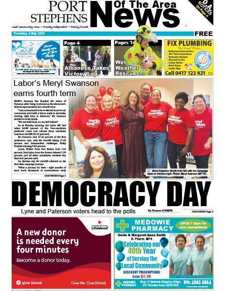Port Stephens News Of The Area 08 MAY 2025