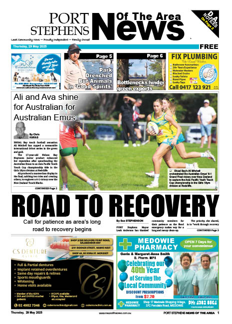 Port Stephens News Of The Area 29 MAY 2025