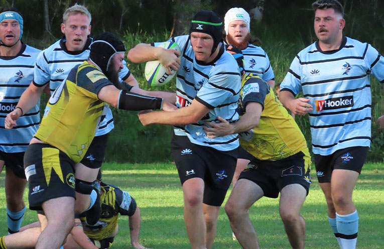 Nelson Bay rugby stalwart Sam Rocher chalks up 100th game