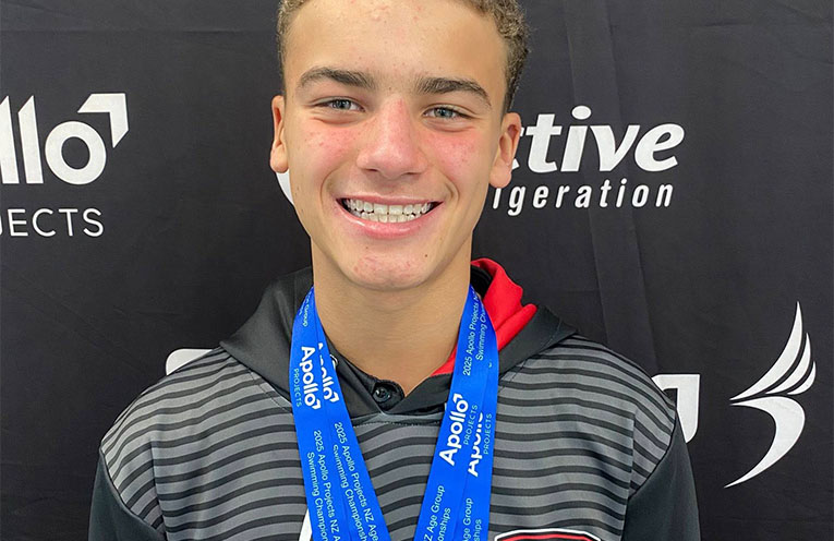 Triple bronze for Corlette swim sensation Stefan Grant at New Zealand Age titles