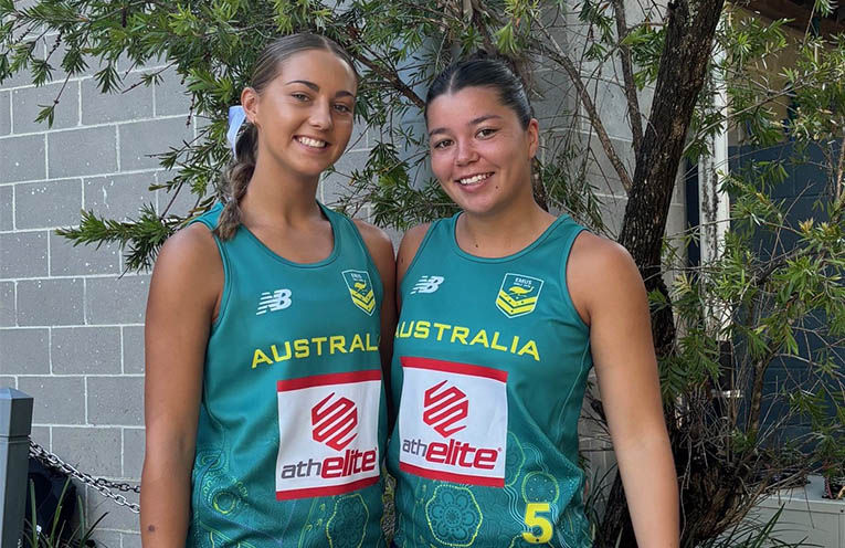 International touch football honours for Ali Mitchell and Ava Forster