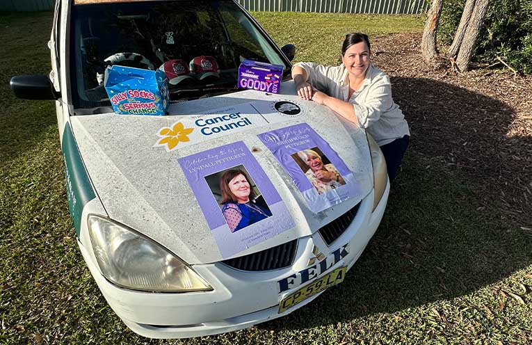 Uncle and niece take on the outback in fundraising rally