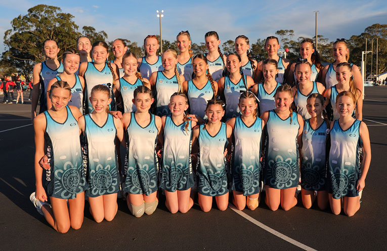 Top six state rankings for Nelson Bay junior representative netballers