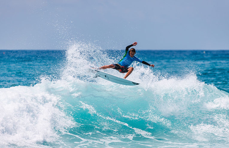 Anna Bay surfer Eden Hasson shines in World Surf League Qualifying Series