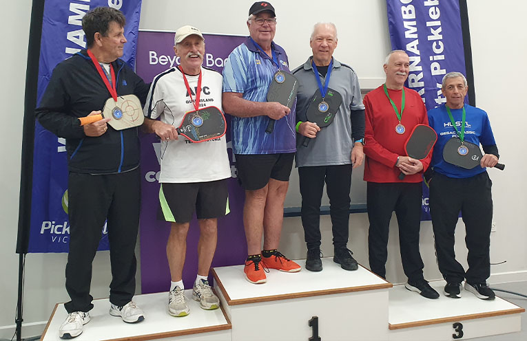Port Stephens pickleballers claim medals in Mid North Coast Challenge series