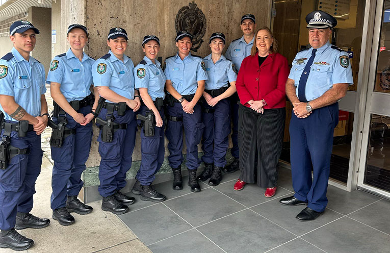 New recruits join the Port Stephens Hunter Police District