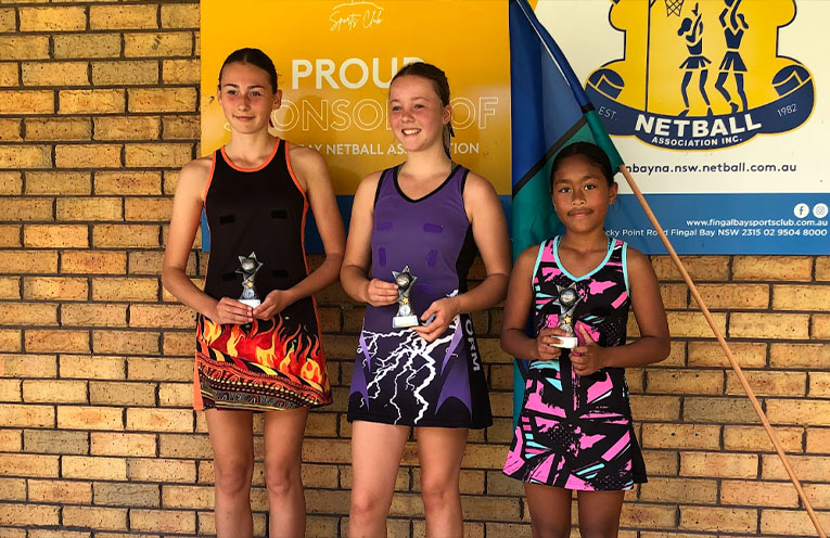 Nelson Bay junior netballers honoured at Presentation Night