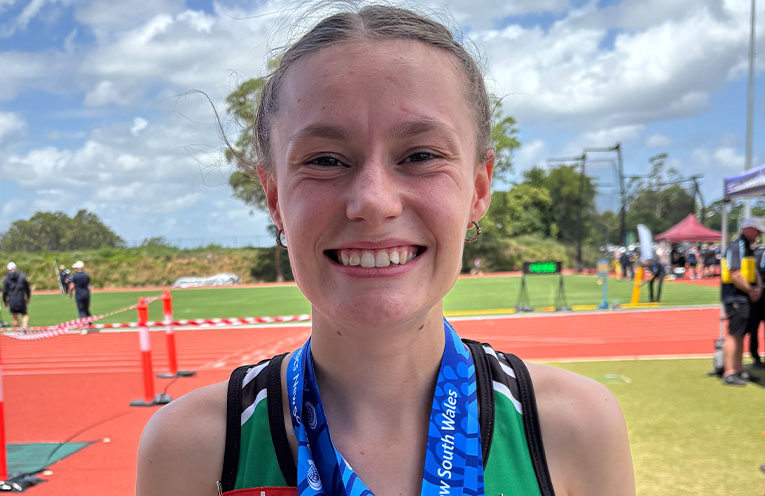 Promising athletes Ashlyn, Audrey and Winter head junior talent at Raymond Terrace Athletics Centre