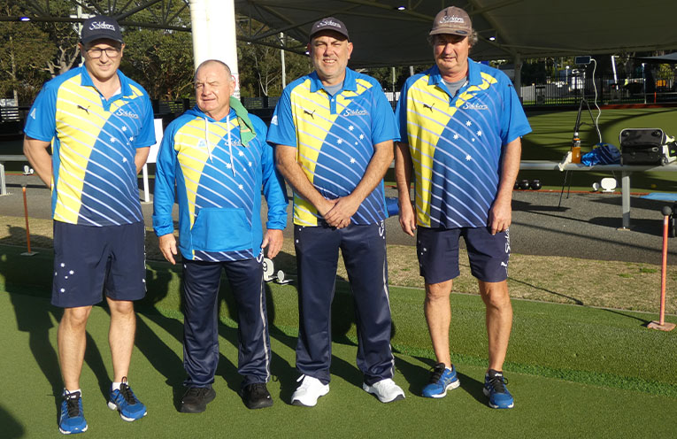 Former Australian rep lawn bowler Terry Antram combines with Warren Shipley to snare Soldiers Point Major Pairs championship