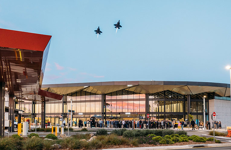 Expanded terminal officially opens at Newcastle Airport