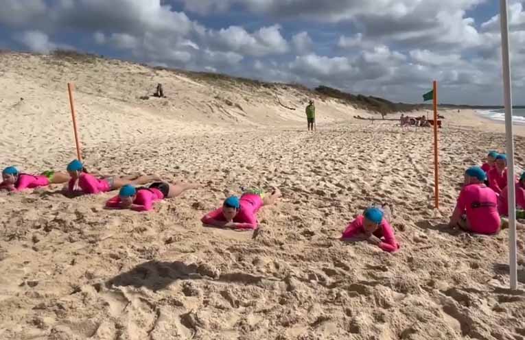 Nippers return to the sand from Catherine Hill Bay to Hawks Nest