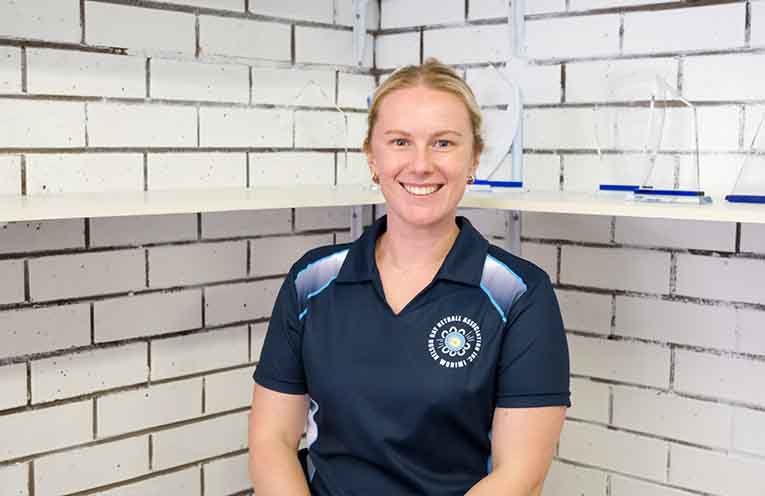 Dedicated Ashlee Hall is Nelson Bay Netball’s Volunteer of the Year