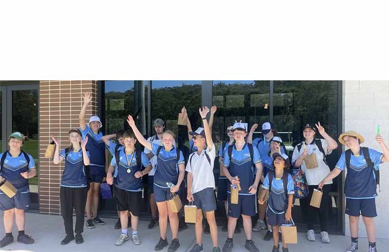Tomaree High School students making an impact at the All Abilities Touch Football Carnival.