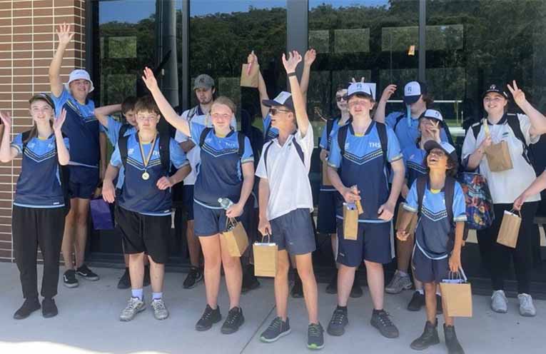 Knights star inspires touch footballers at All Abilities Gala Day