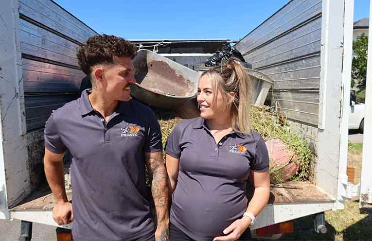 The Pronto Junk Team is set to grow in 2026, with a baby being welcomed into the family.