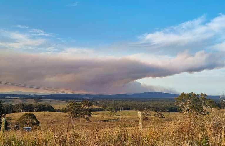 Bushfires rage across Myall Coast hinterland
