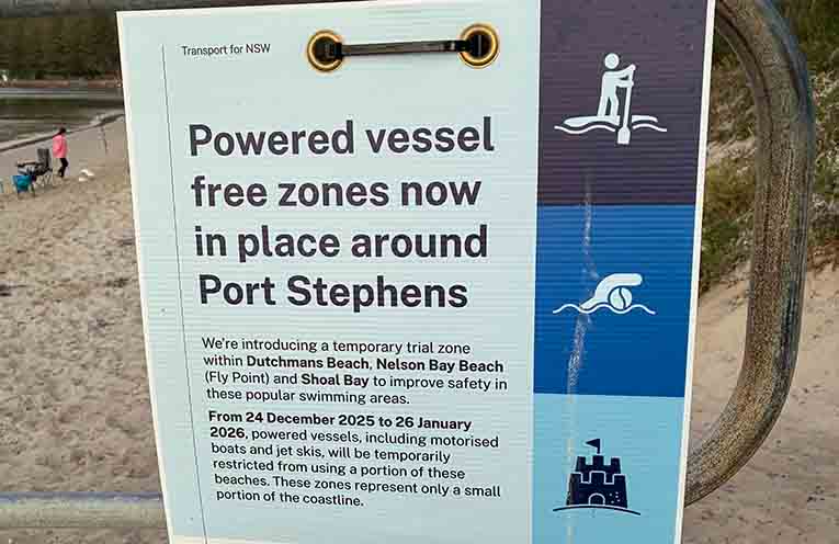 Questions over fairness of exclusion zones trial in Port Stephens