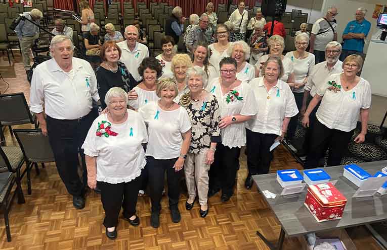 Voices united: Port Harmony’s concert raises over $10,500 for ovarian cancer
