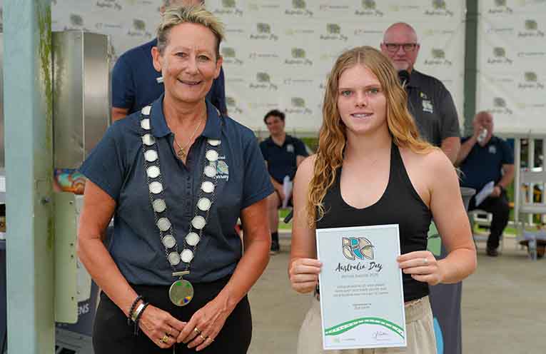 Prestigious Australia Day honour for Shoal Bay schoolgirl Zoe Smith