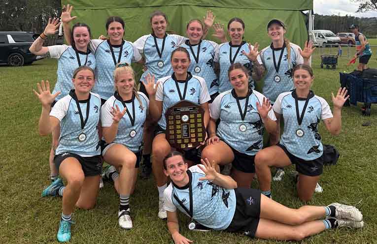 Gropers women crowned Crescent Head Sevens Rugby champions for fifth successive year