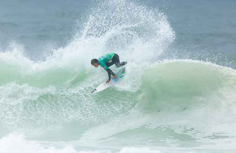Young gun Eden Hasson tames the waves at Newcastle Surfest