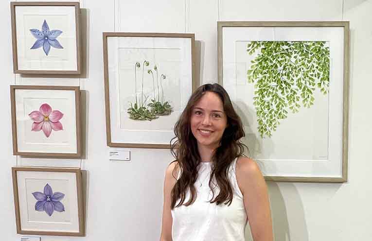 Internationally collected artist exhibits at Hunter Region Botanic Gardens