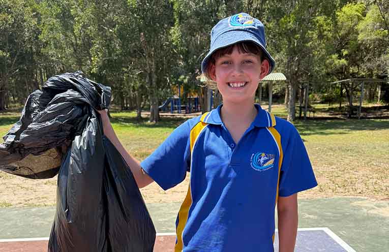 School Captain Eva inspires school movement to keep oceans clean