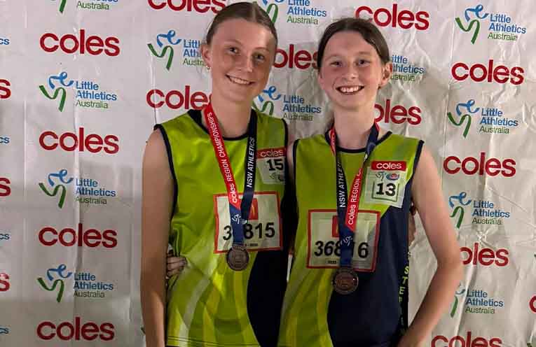 Track and field success for Salamander Bay sisters