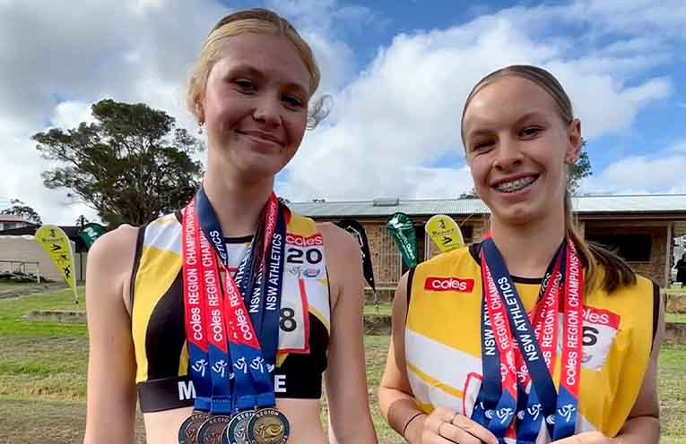 Gold medal rush for emerging Medowie athletes Vasic and Dorin