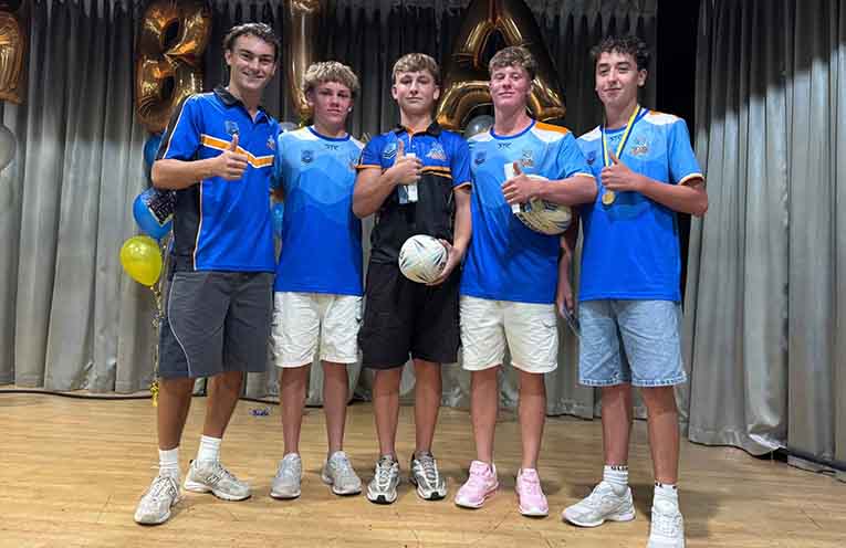 Recognition for Nelson Bay Neptunes representative touch football pool