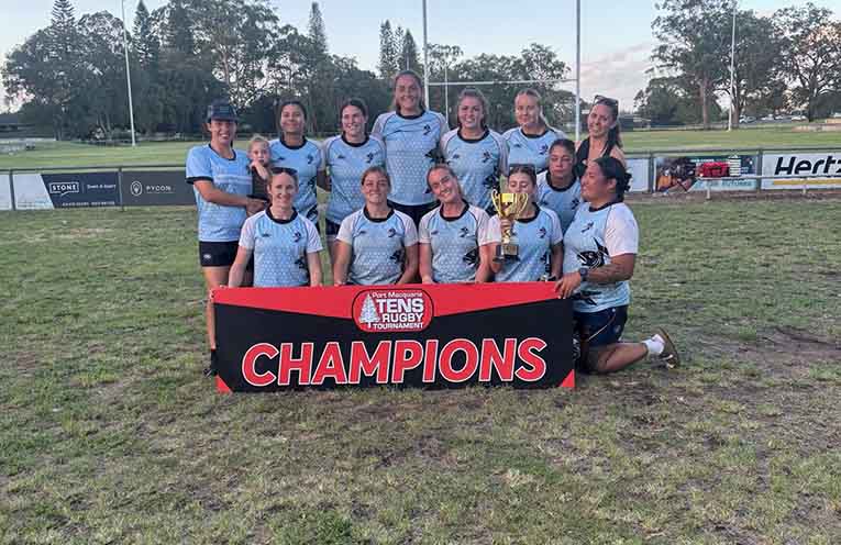 Tens championship title for Nelson Bay rugby golden girls