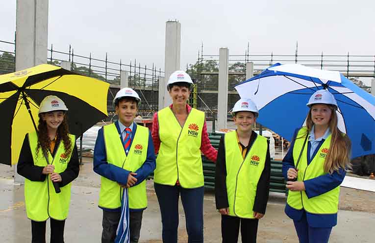 Medowie’s new high school reaches ‘topping out’ milestone