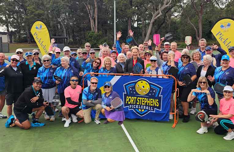 Pickleball medal haul at Barrington Coast Seniors event