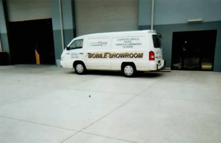 The team at Nelson Bay Carpet Court. Have you spotted their vehicles around town?