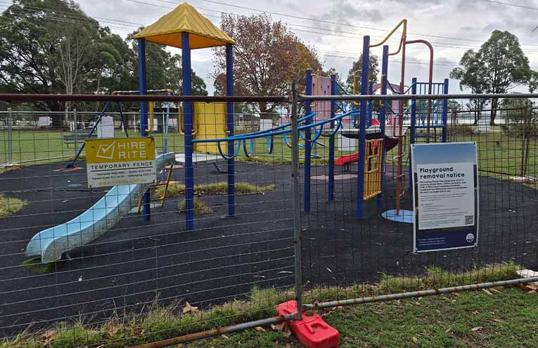 Council urges Hunter Water not to close Finnan Park playground