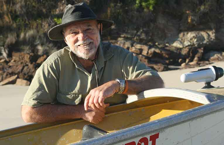 NOTA columnist and writer, John ‘Stinker’ Clake was rescued after a boating accident