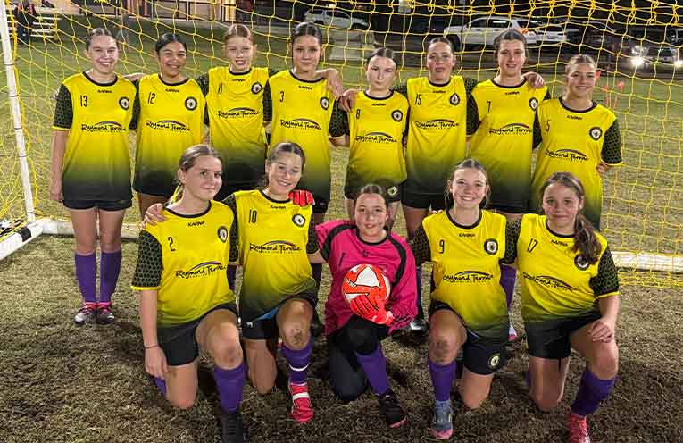 Medowie FC acknowledge female members during Female Football Week events