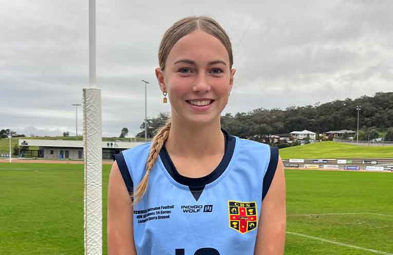 Scarlet’s a rover to watch in NSW All Schools AFL team