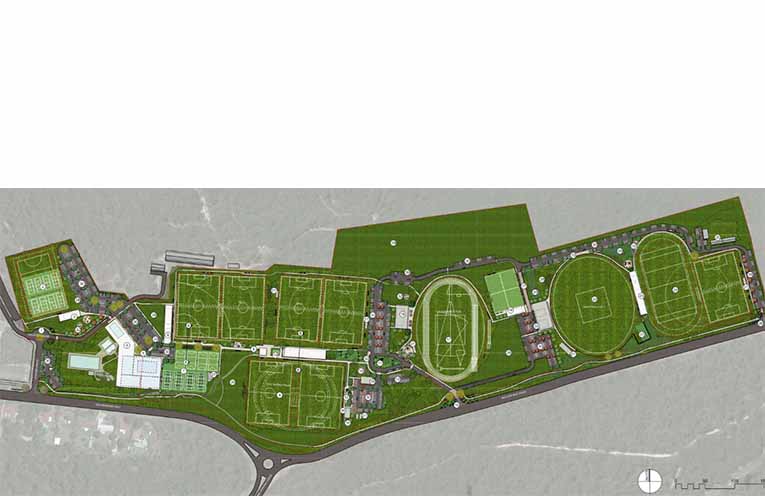The revised Masterplan for the Tomaree Sports Complex. Image: PSC.