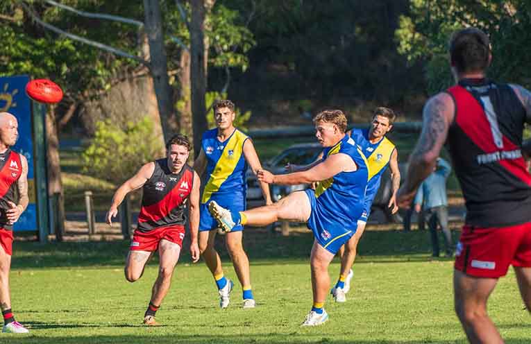 Nelson Bay blitz Wyong Lakes Magpies 107-53 in AFL Senior Mens Cup series