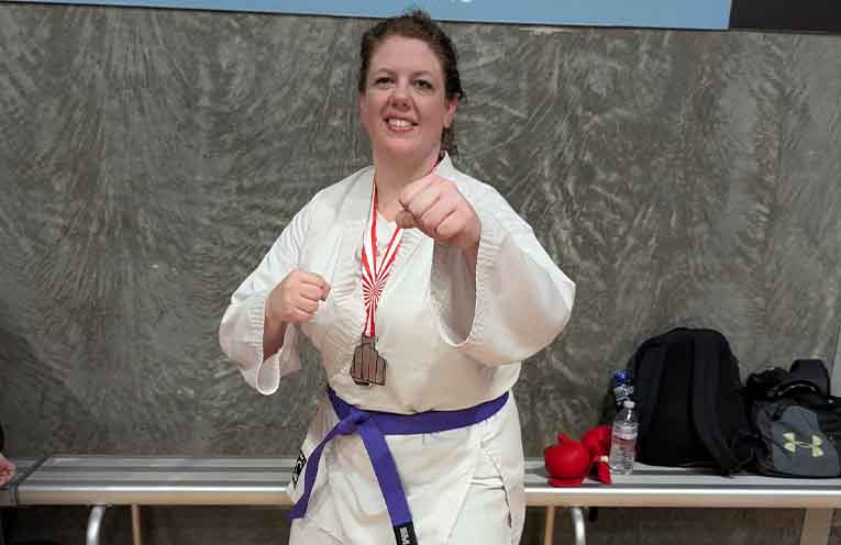 A mother’s self defence journey leads to podium placing