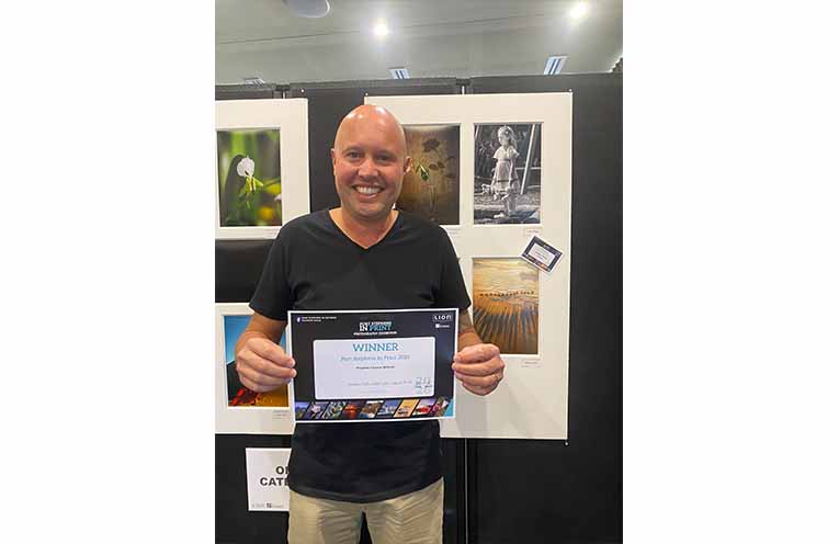 People’s Choice Award winner Andrew Irish. Photo: Lion Studios.