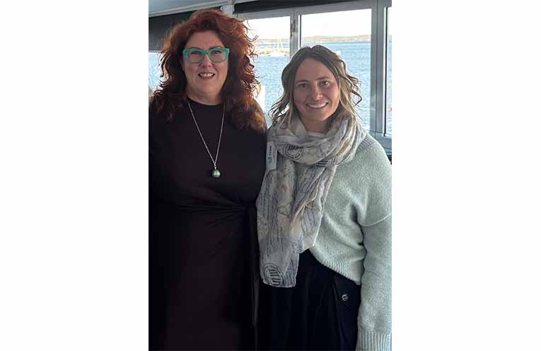 Barbara Everson and Kate Preston, founding directors of Port Stephens Unplugged. Photo by Port Stephens Unplugged.