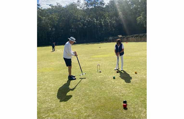 Derek Bull (left) and Faby Batho – tactics.